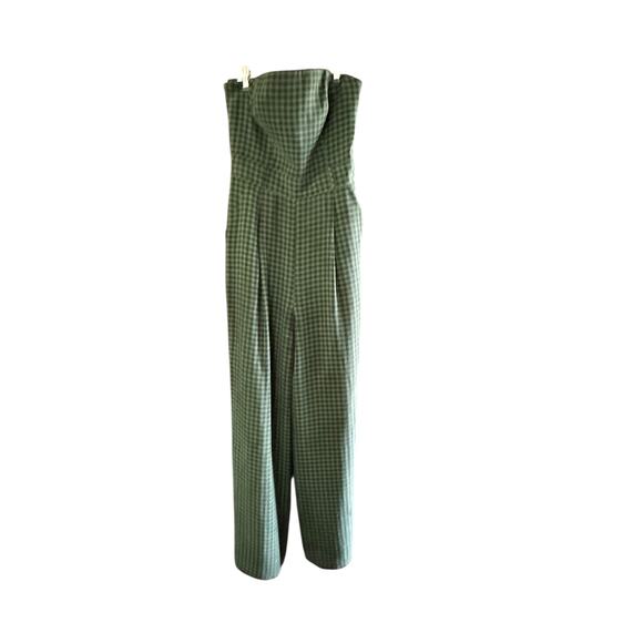 House of Harlow 1960 X Revolve Women's Green Dominique Jumpsuit Size Medium - Picture 3 of 12